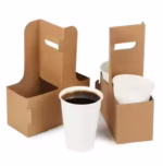 Lightweight and Durable Reinforced Base Stackable Heat-resistant, Anti-condensation, Anti-spill Kraft Paper Coffee Saucer - Image 2