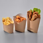 French Fry Box 4oz 5.5oz 7.5oz 9oz Single Wall Craft Paper Packing Container Food Grade for Potato Chips - Image 3