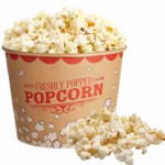 Seau à popcorn jetable en papier personnalisé – Image 9