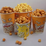 Seau à popcorn en papier jetable personnalisé